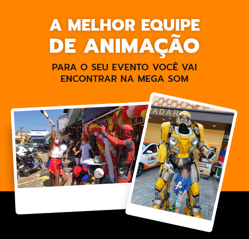 Equipe de animação para evento